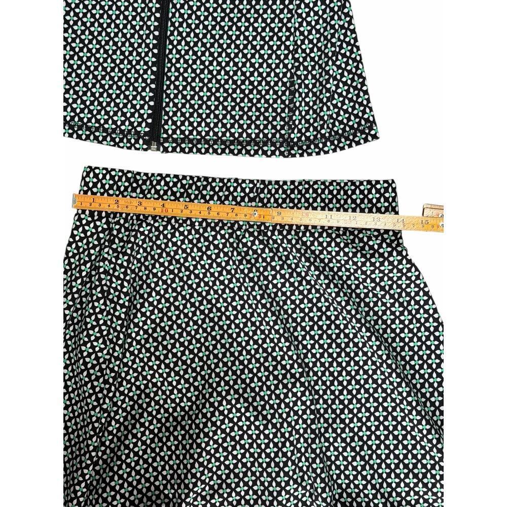Talbots full-zip jacket with  sleeves, pull-on skort set. Golf, activewear. - Picture 8 of 12